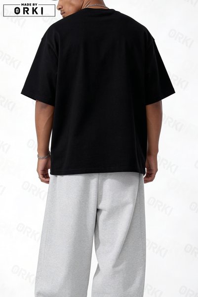 EFFRENATU  Printed Oversized Unisex T-Shirt Shorts Set