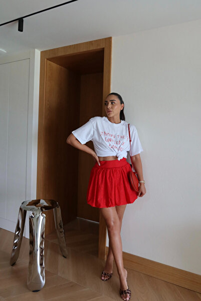 Özge Özgenç Şortlu Balon Etek