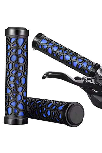 Gearox Set Manere Bicicleta, Gearox, Albastru, Material Cauciuc, Lungime Mane...