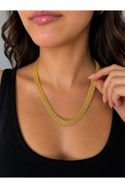 Zeynepli gold & jewelry 14 AYAR ALTIN DİVA HASIR KOLYE