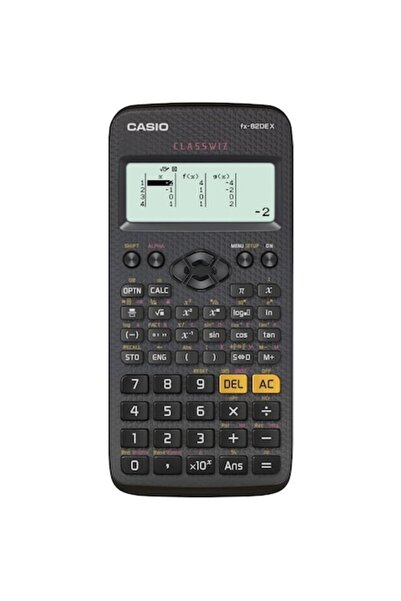 Casio Calculator științific de birou FX-82DEX, negru, cu carcasă, 325 de funcții
