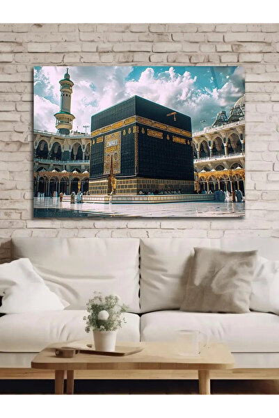 Ender Express Kabe Mekke Mescidi Haram Panoramik İslami Mimari Manzara Dekora...