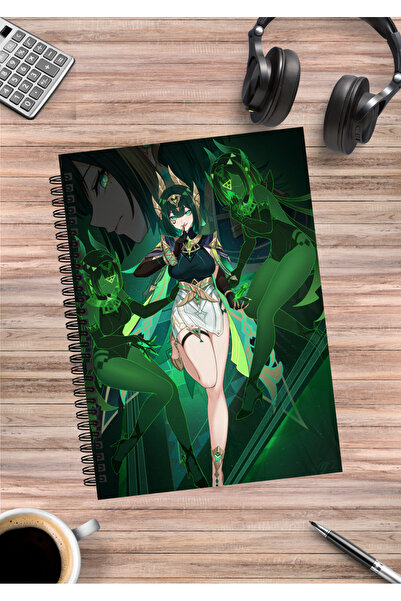mertfigur Genshin Impact Nefer Caiet spiralat anime A5 (50 de coli)