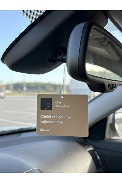 NET REKLAM 2 Adet Müslüm Gürses Affet Şarkı Sözlü Pleksi Araç Ayna Süsü > Dik...