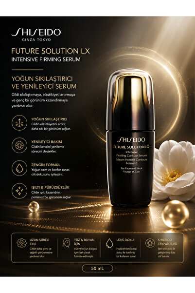 Shiseido Future Solution LX Intensive Firming Yoğun, Yenileyici ve Zengin Cil...