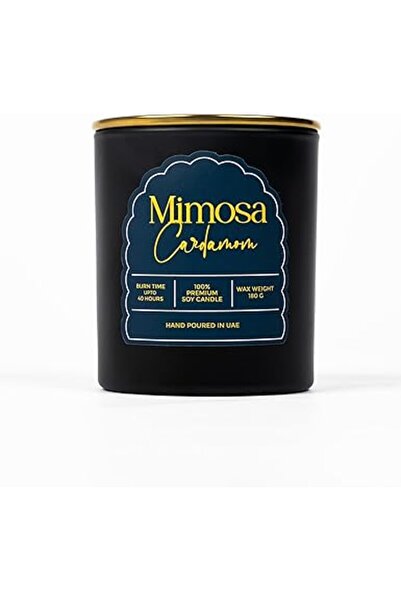 The Bros Candle, Scented Soy jar Candle, Mimosa Cardamom Premium Soy Candle, ...