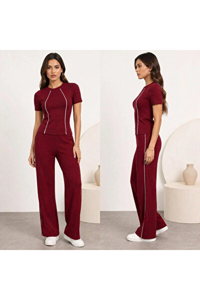Beruflic Women's Piping Detail Trouser Suit