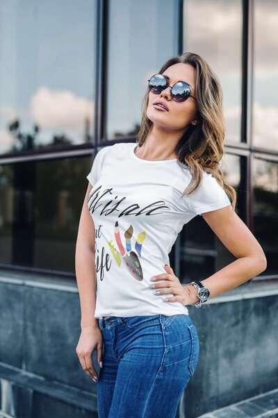 iLovePrints Art is All About Life Tshirt