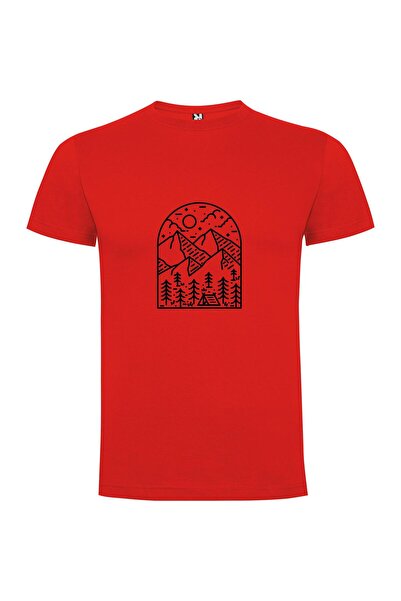 iLovePrints Mountain Monochrome Marvel Tshirt