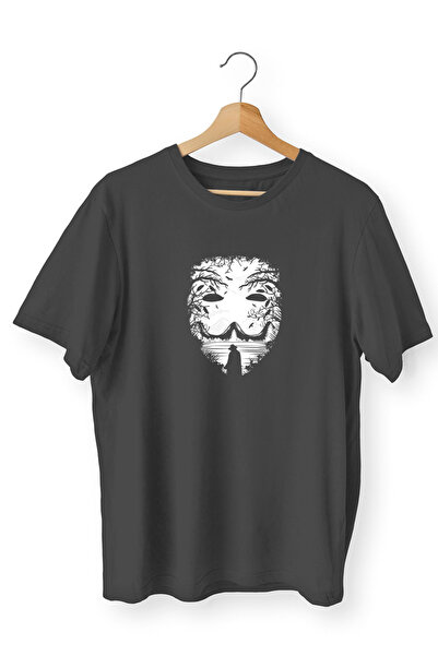 iLovePrints Μπλούζα Art V For Vendetta Mask