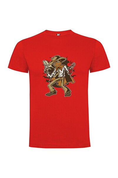iLovePrints Gunslinger Skeleton Cowboy Tshirt