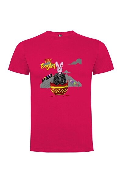 iLovePrints Elegant Easter Bunny Illustration Tshirt