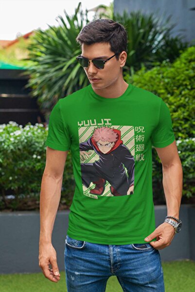 iLovePrints Jujutsu Kaisen Yuji Itadori Tshirt