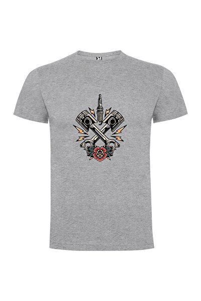 iLovePrints Wrenches & Roses: Tattoo Glam Tshirt