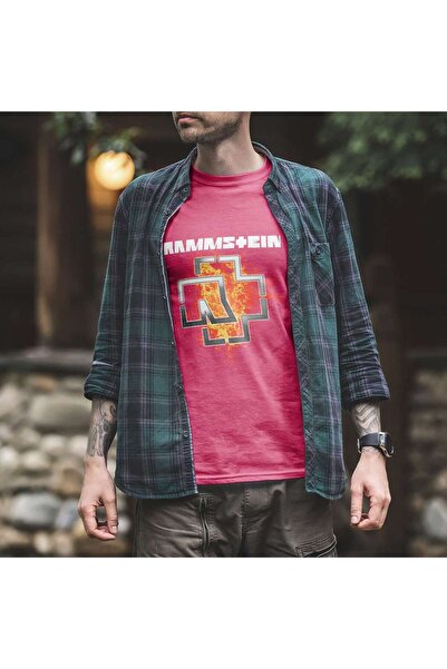 iLovePrints Rammstein Fiery Logo Tshirt