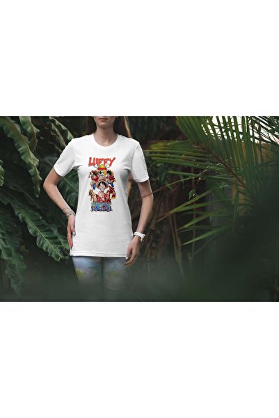 iLovePrints One Piece Luffy Character Poster Tshirt