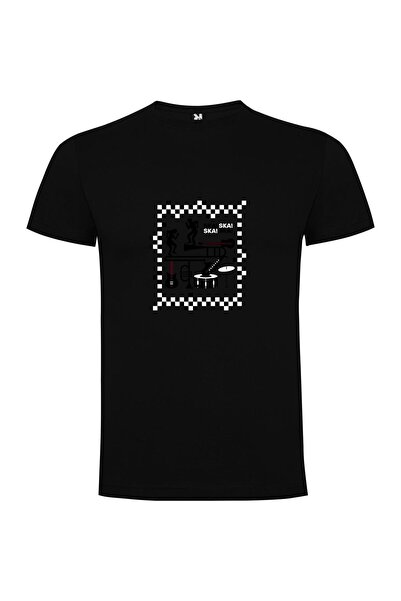 iLovePrints Red Musical Masterpiece Tshirt