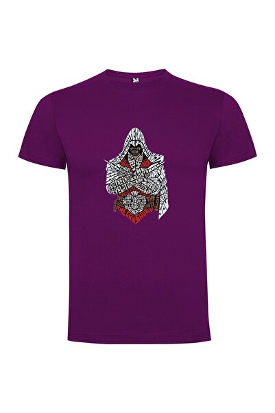 iLovePrints Black and White Assassins Tshirt