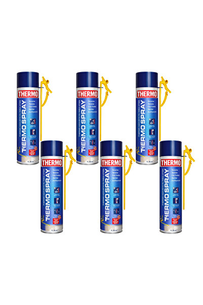 Badem10 6 Adet Thermo Acoustic Poliüretan Sprey Köpük 800 ml Isı Ses Yalıtım ...