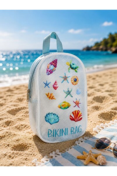 4nio Geantă transparentă pentru bikini, „Bıkını Bag”
