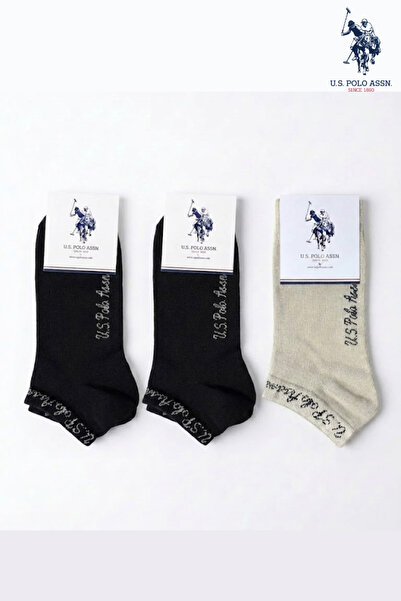 U.S. Polo Assn. Pachet de 3 șosete din bumbac