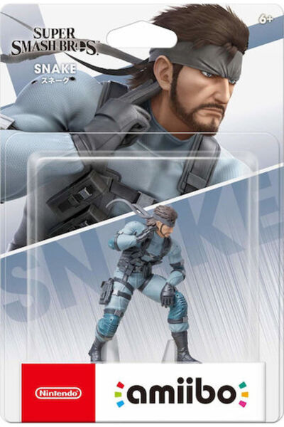 Nintendo Amiibo Super Smash Bros Φιγούρα Χαρακτήρα Snake για Switch