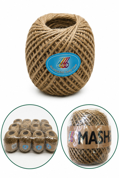 OEM HomeRoy – Set 12 Bucăți Sfoară din Iută, 150 g