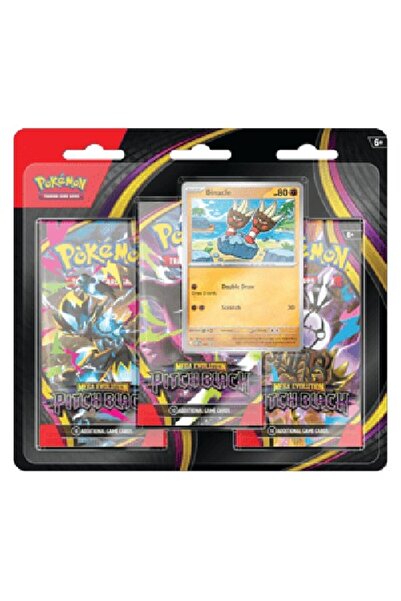 Pokemon Negru ca harnașul: Blister cu 3 Binacle