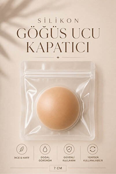 sebura Silikon Göğüs Ucu Bandı (7 cm x 2)