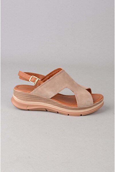 SEÇ KUNDURA Seç 8059 Genuine Leather Padded Heel Sandals (Heel Height: 4.5cm)...
