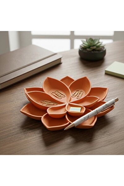 OEM Bol Decorativ Imprimat 3D în Formă de Floare, Organizator Obiecte Mici - ...