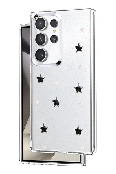 New Face غطاء ZENGEMTR لهاتف Galaxy S25 Ultra بنمط فيونكة - (73958) نمط 7