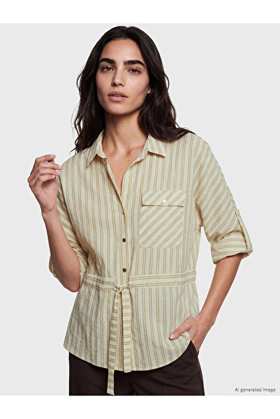 LC Waikiki Women's Striped Pocket Shirt for Style Enthusiasts from Uzg Store