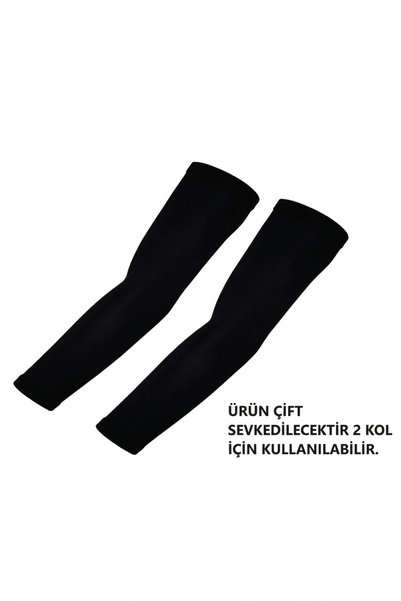 Mortimer Fără imprimeu, unisex, negru, sport, Tactel, baschet, volei, manșon pentru braț