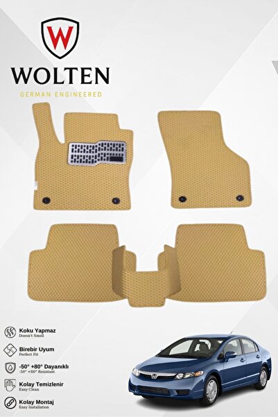w wolten german engineered CİVİC-FD6-SEDAN-HONDA-(2006-2011) İÇİN EVA İÇ PASP...
