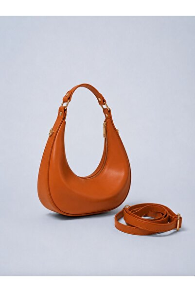 fular & bags Women's Zippered Adjustable Long Strap Shoulder and Shoulder Bag