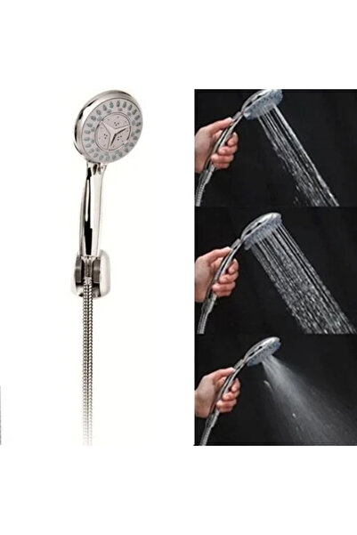 ALKASAZ Therapy Effective 3 Function Mercedes Shower Head Set