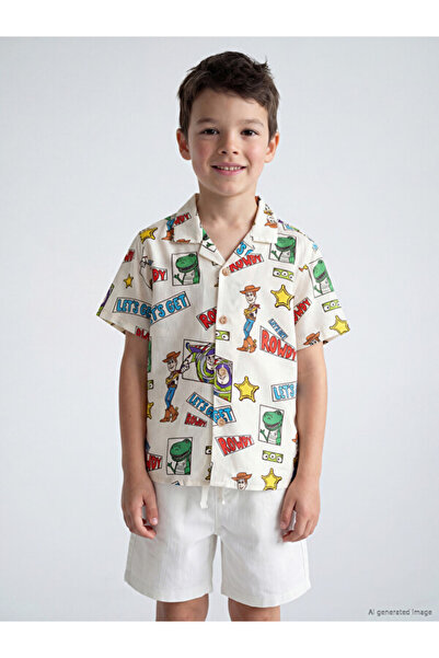 LC Waikiki قميص RMZ GİYİM FARKIYA للأولاد مطبوع عليه Toy Story