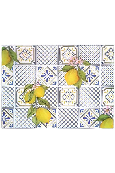 MONDEX Tocător din sticlă Allesken Aria 40x30 cm Lămâi 1 buc.