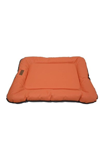 4Dog Deluxe Comfy Paws Lux Pat de camping pentru animale de companie, Portoca...