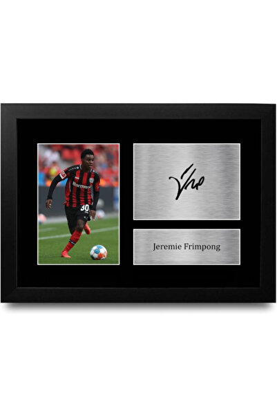 HWC Trading FR A4 Jeremie Frimpong Bayer Leverkusen Gifts Printed Signed Auto...