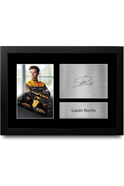 HWC Trading Lando Norris Gifts Printed Signed Autograph Picture for F1 Formul...