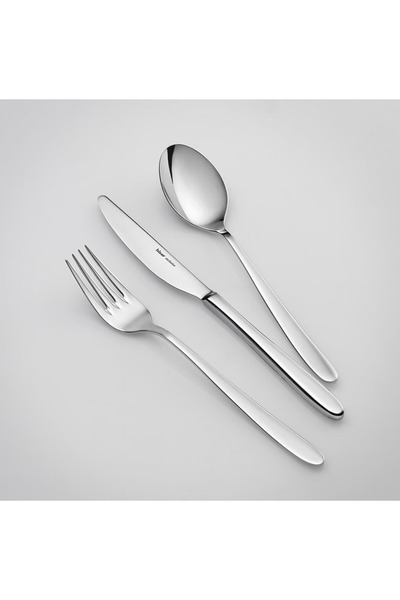 Hisar Hsr- P10012 .218140 001.010-Hisar Side 84 Piece Fork Spoon Knife Set