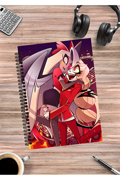 mertfigur Caiet spiralat Hazbin Hotel Anime A5 (50 de foi)
