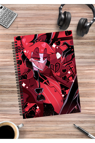 mertfigur Caiet spiralat Hazbin Hotel Anime A5 (50 de foi)