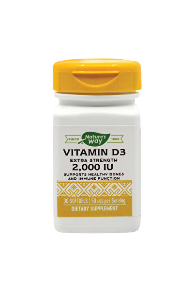 Nature's Way Supliment alimentar Vitamina D3 2000 UI Nature's Way, Secom 30 c...