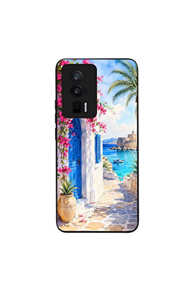 Sonique Θήκη Greek Island Muse Series για Xiaomi Poco F5 Pro 5G Σοκάκι Ρόδου