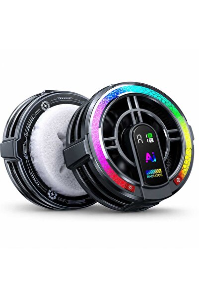 beemen TH06 Pro Manyetik Tablet ve Telefon Soğutucu Fan 24W Yarı İletken RGB ...