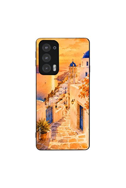 Sonique Θήκη Greek Island Muse Series για Motorola Edge 20 5G Ηλιοβασίλεμα στ...