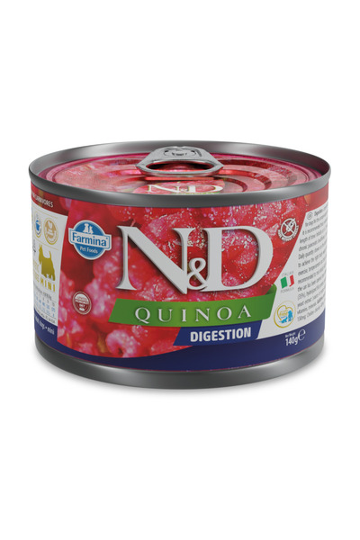 Farmina N&D Quinoa Digestie Mini Hrană Umedă pentru Câini 140 g